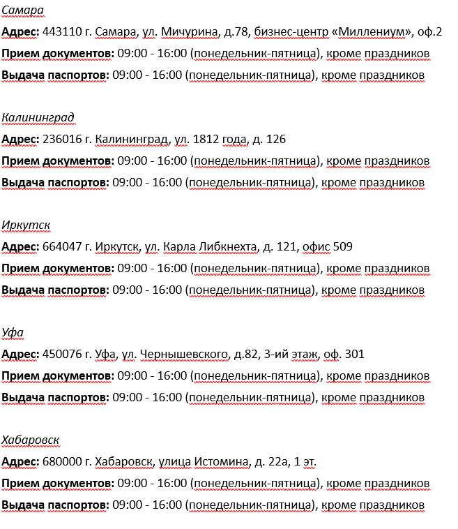 Получение шенгенской визы в Словению