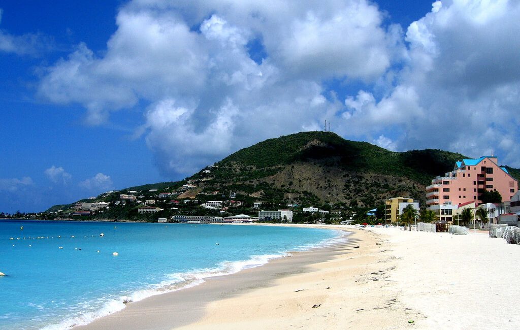 чистейшие пляжи сен-мартена