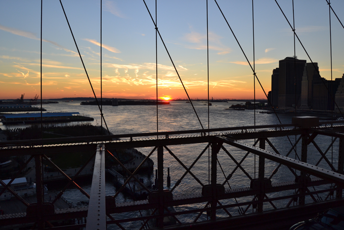 прогулка по по вечернему Манхэттену