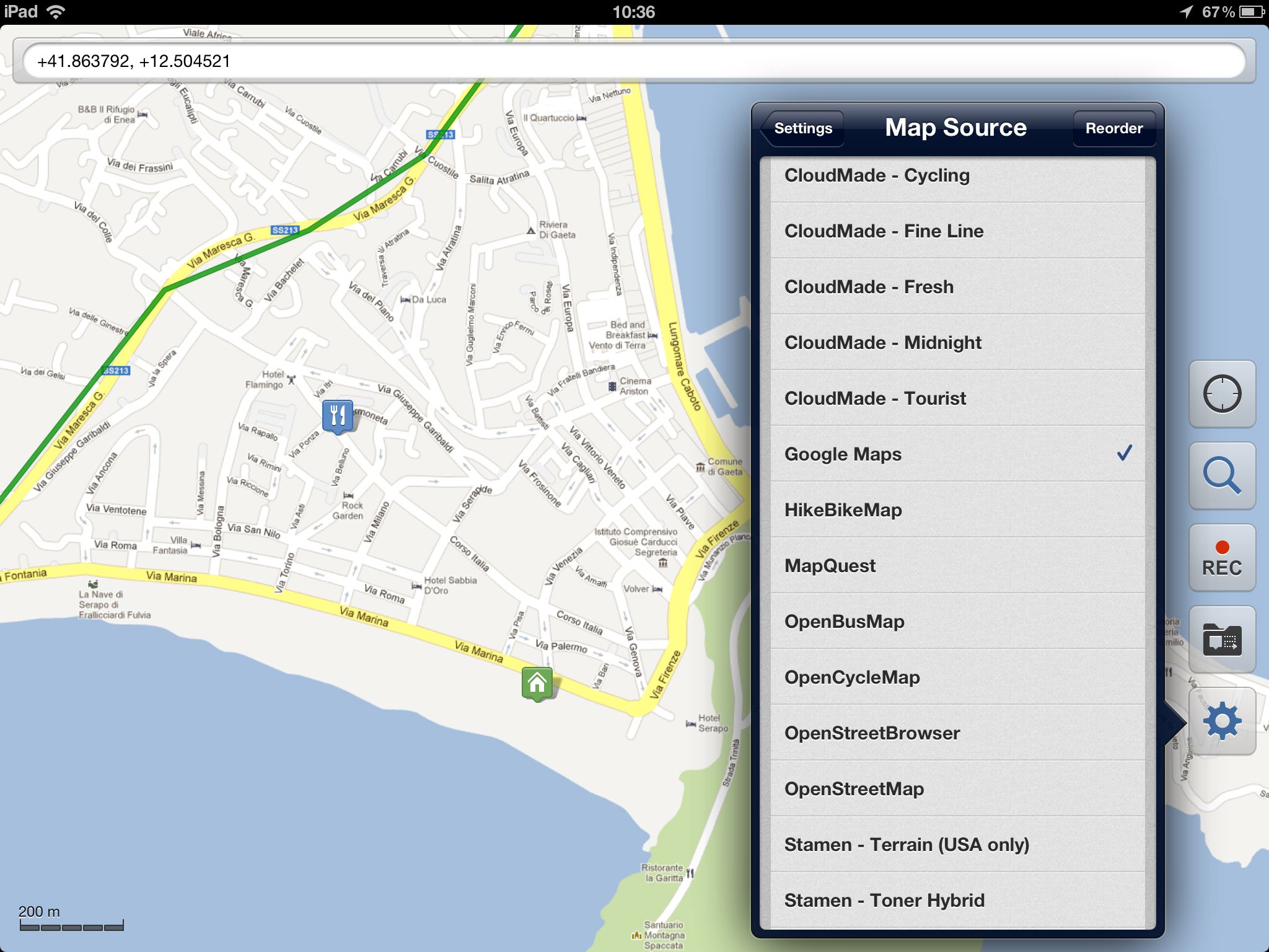 Galileo Offline Maps для Айфона