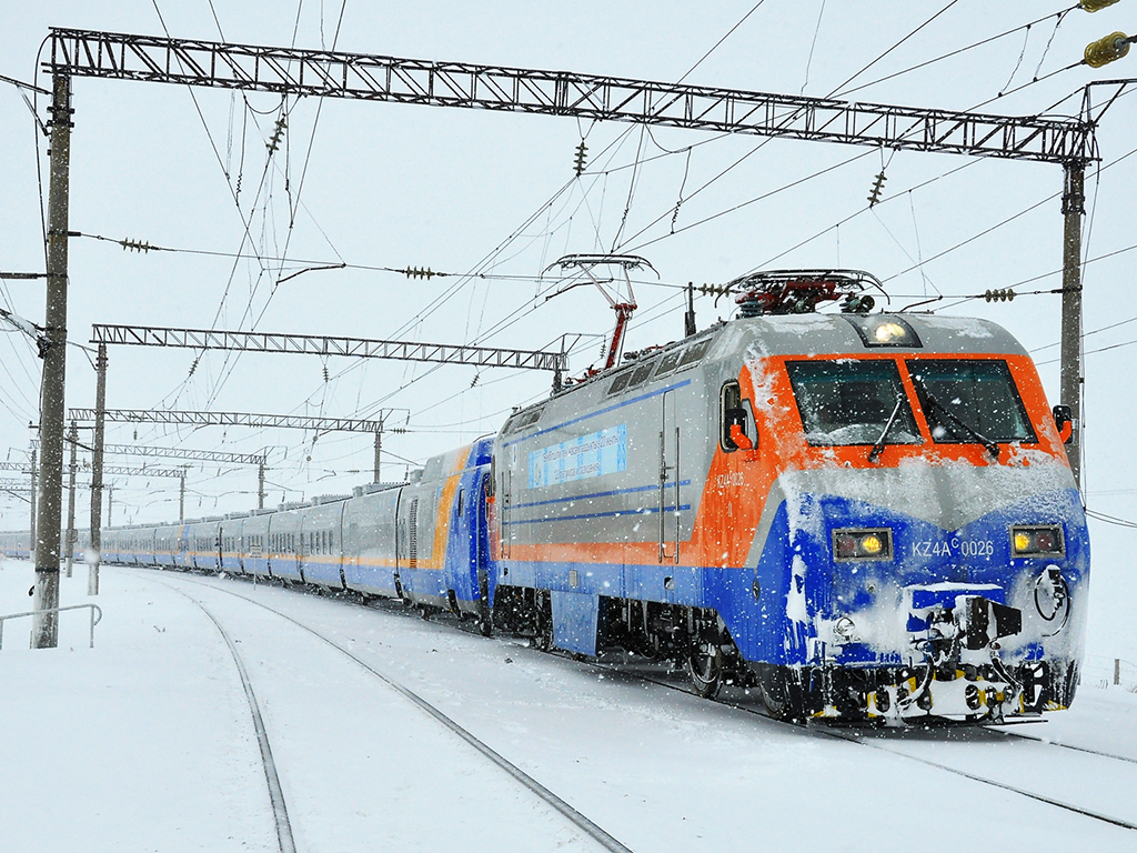 в Центральную и Восточную Азию на поезде