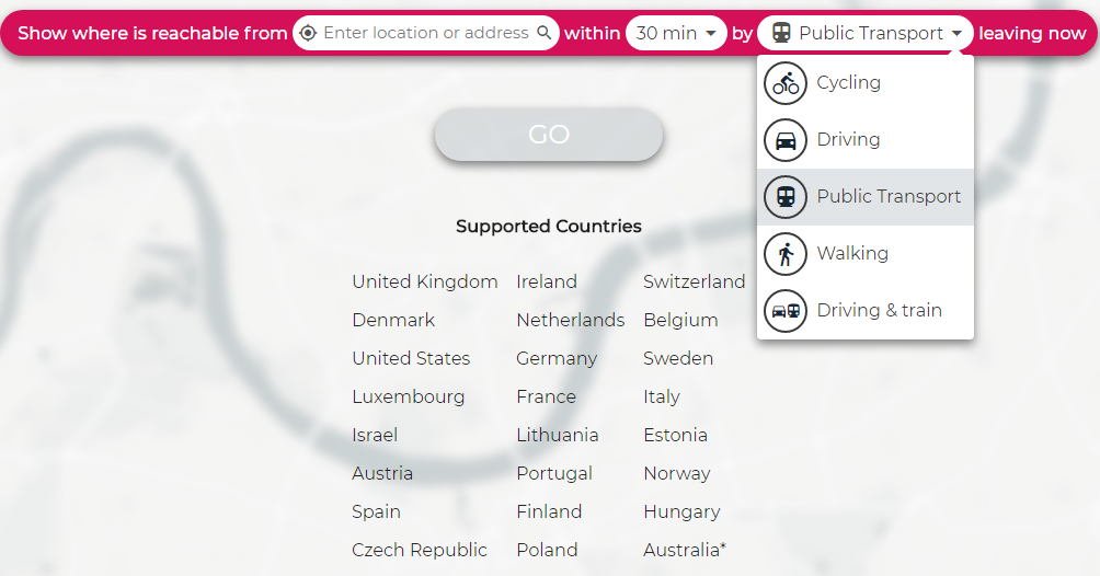 Сервис TravelTime Maps и недорогой Интернет за границей
