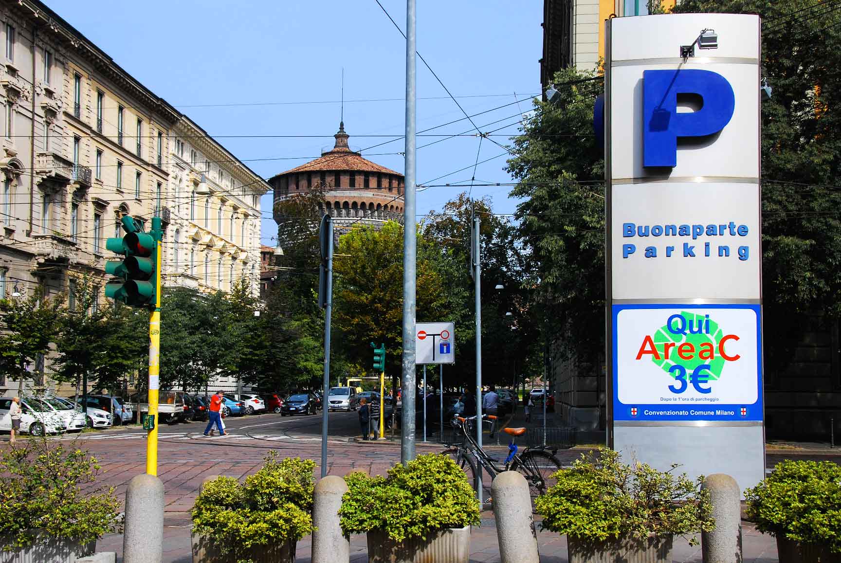 Платные дороги и парковки Милана