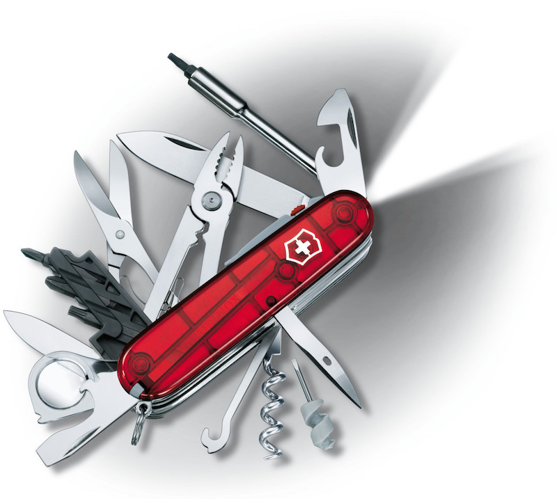 швейцарском армейском универсальном нож