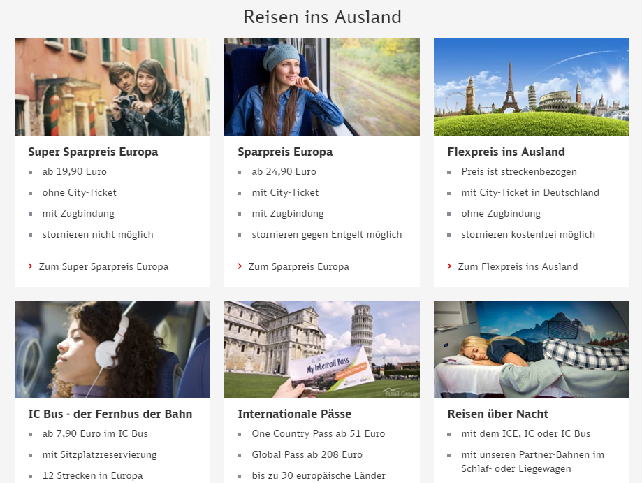 Deutsche Bahn Где проверить расписание международных поездов