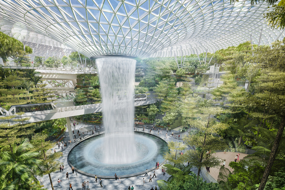 Jewel Changi Airport - жемчужина сингапурского аэропорта