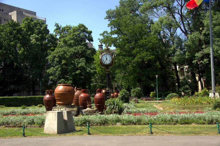 пивной сад в Бухаресте