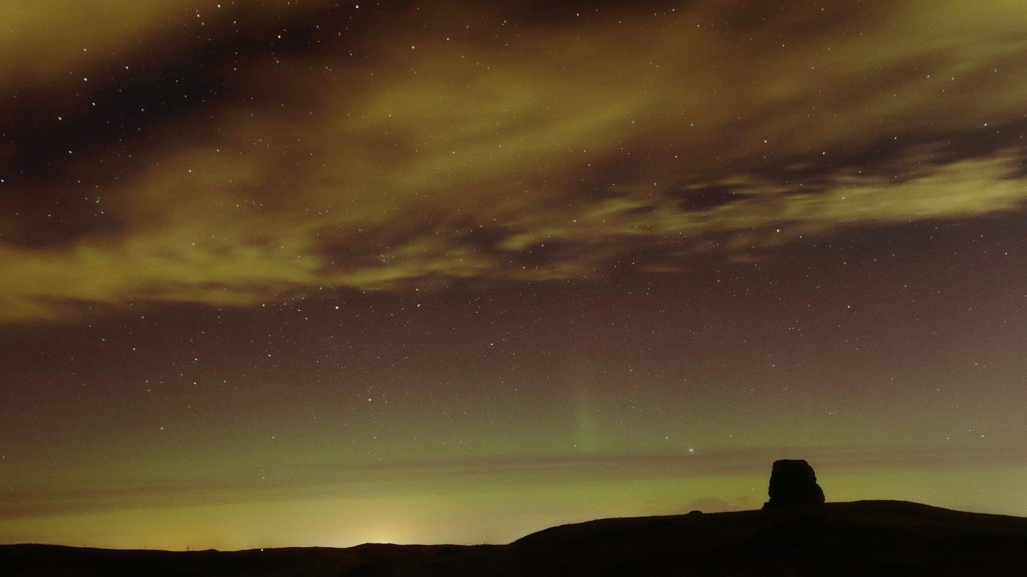 Шотландия сияние